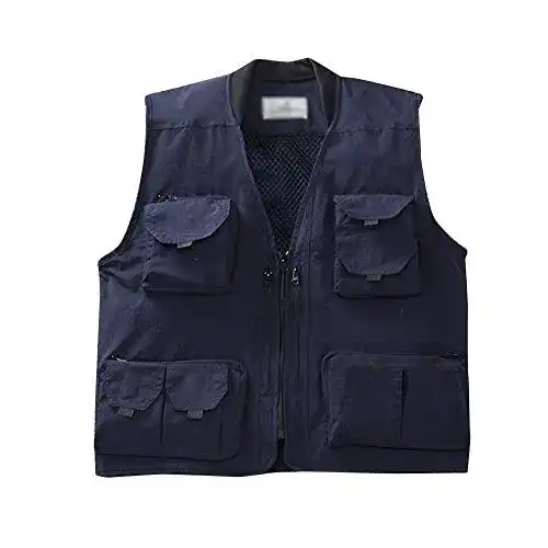 Anglerweste Kasen Westen Ultraleichte Outdoor Weste mit Praktischen Taschen