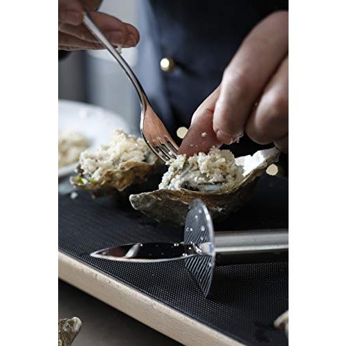 Austernmesser Rösle Austernbrecher, hochwertiges mit Rundgriff zum Zubereiten von Muscheln