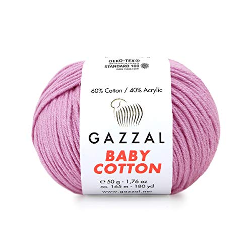 Die beste babywolle gazzal 5 knaeuel packung insgesamt 250 g baby cotton Bestsleller kaufen