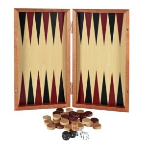 Backgammon Aquamarine Games  –  Reise-compudid sg1019