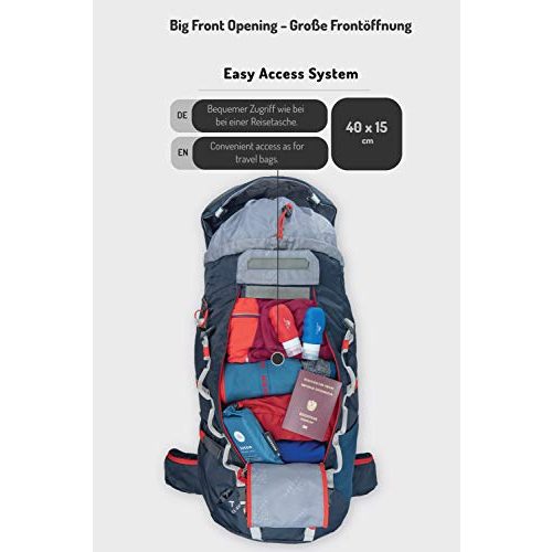 Backpacking-Rucksack NORDKAMM Trekking-Rucksack, 50l – 60l