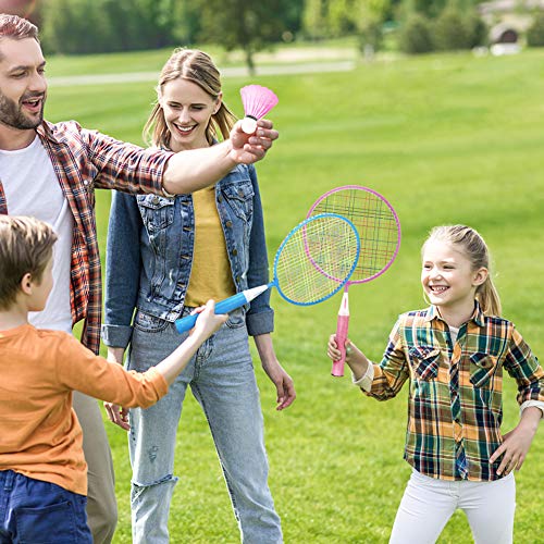 Badmintonschläger Kinder nobrand Powcan Badminton-Set