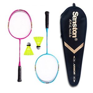 Badmintonschläger Kinder Senston Graphite Badmintonschläger Set