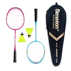 Badmintonschläger Kinder Senston Graphite Badmintonschläger Set