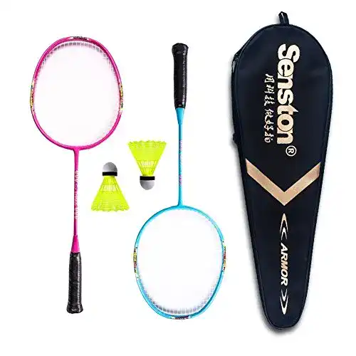 Badmintonschläger Kinder Senston Graphite Badmintonschläger Set