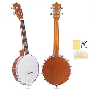 Banjolele Jacksking Musikinstrument-Banjo, 4-saitiges Banjo-Set