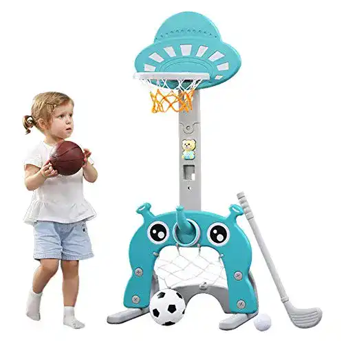 Basketballkorb Kinder Arkmiido Basketballkorb für Kinder 5 in 1