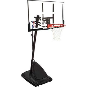 Basketballkorb Spalding Basketballanlage NBA Portable, transparent