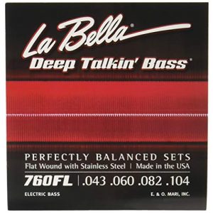 Bass-Saiten La Bella Deep Talkin’ Bass Flatwound- / Saitensatz
