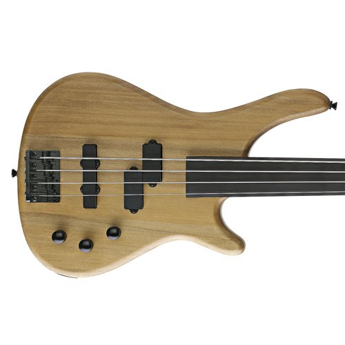Bass Stagg BC300FL-NS Fusion Fretless E-gitarre natur