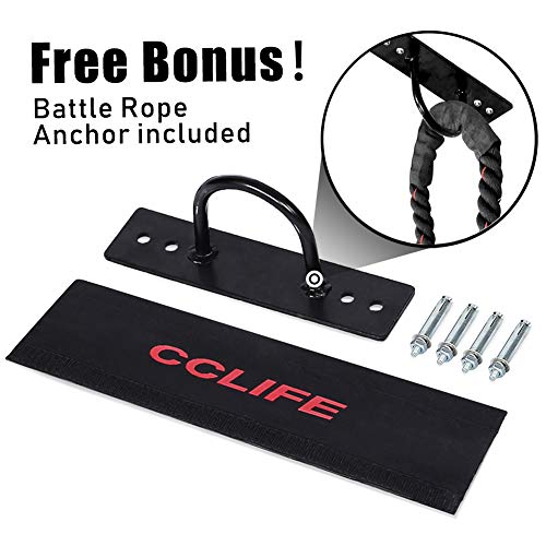 Battle-Rope CCLIFE Battle Ropes Schlachtseil 9m 12m 15m Ø38mm