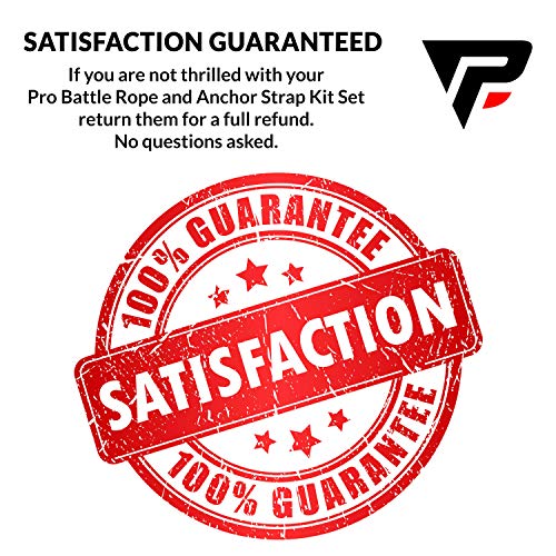 Battle-Rope Profect Sports Pro Battle Ropes mit Anker Strap Kit