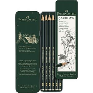 Bleistift Faber-Castell 119063 Castell 9000, 6-er Etui