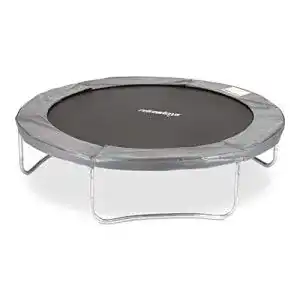 Bodentrampolin Relaxdays Unisex Jugend, grau Trampolin