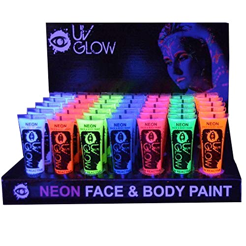 Die beste bodypainting farbe uv glow 96 x 10ml uv bodypaint Bestsleller kaufen