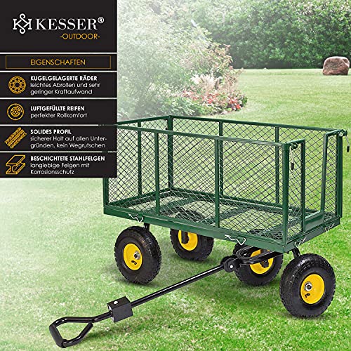 Bollerwagen KESSER ® 550kg belastbar Gartenwagen vielseitig