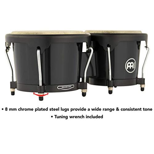 Bongo Meinl Percussion HB50BK ABS-Plastik -Set, Headliner Series