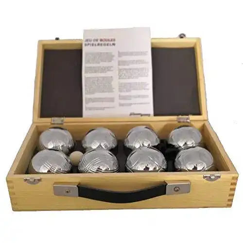 Die beste Boule Premiergames kugel-Set - 8 Stück im Holzkoffer Classic 2026 Test Bestseller Boule Premiergames kugel-Set – 8 Stück im Holzkoffer Classic