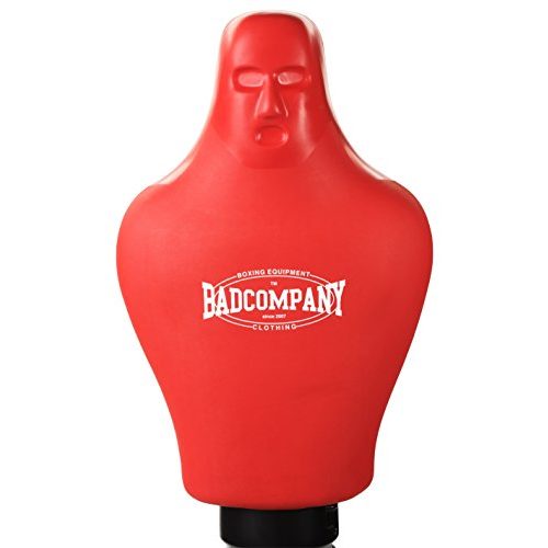 Boxdummy Bad Company Box-Dummy I Höhenverstellbarer Boxsack-Torso für gezieltes Kombinationstraining I BCA-74 (Rot)