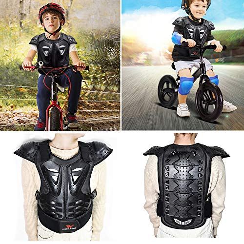 Brustpanzer (Kinder) WOSAWE Kinder Motorradjacke Brustpanzer S