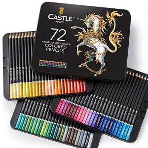 Buntstifte Castle Art Supplies 72 Stück Set für Erwachsene