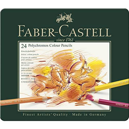 Die beste buntstifte faber castell 110024 kuenstlerfarbstift 24 polychromos Bestsleller kaufen