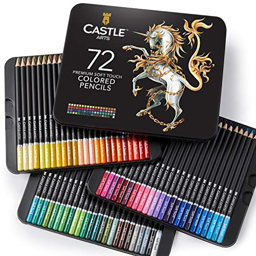 Die beste buntstifte professionell castle art supplies 72 stueck buntstifte set Bestsleller kaufen