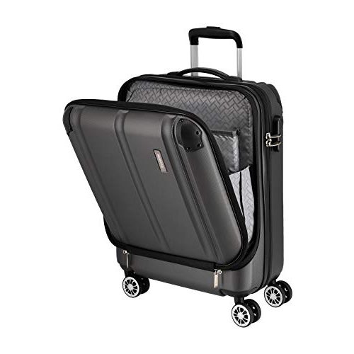 Business-Trolley Travelite 4-Rad Handgepäck Koffer mit Vortasche