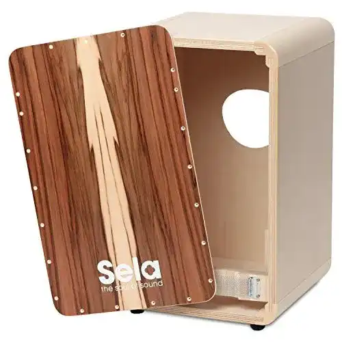 Cajon-Bausatz Sela Ca Snare Cajon Bausatz Satin Nuss SE 002