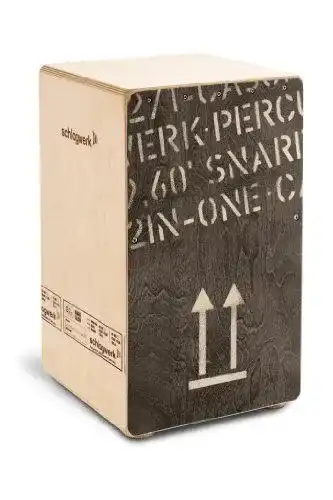 Cajon Schlagwerk CP404BLK 2inOne Black, Größe: L