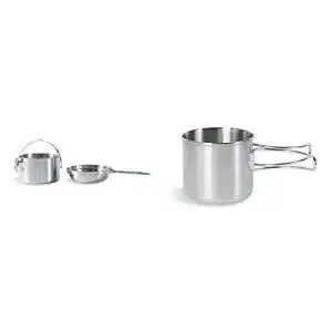 Camping Kochgeschirr Edelstahl Tatonka Kochtopf Kettle