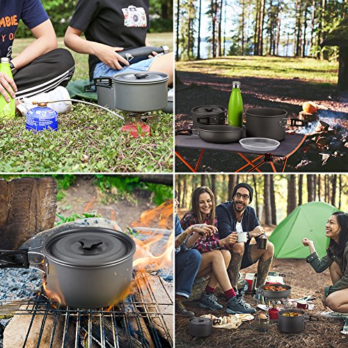 Camping-Kochgeschirr Terra Hiker -Set, Antihaftbeschichtung