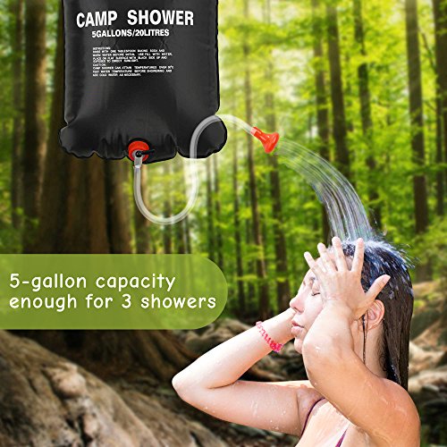 Campingdusche Bramble – Solardusche mit 20L Wassersack