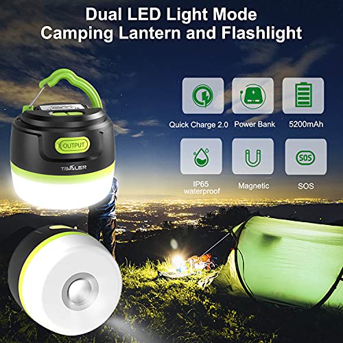 Campinglampe TAVALER LED 5200 mAh Akku Zeltlampe