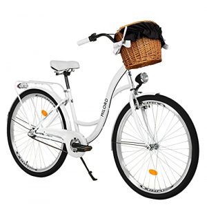 Citybike Milord Bikes Milord. 28 Zoll 3-Gang weiß Komfort
