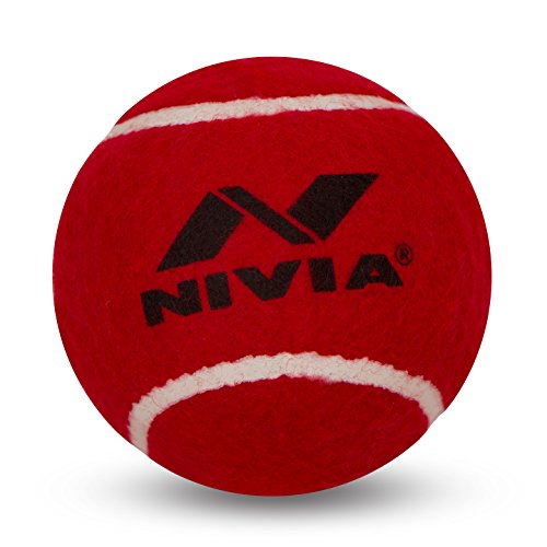 Cricket-Ball Nivia schwere Tennis Ball Cricket Ball (6 Stück), rot