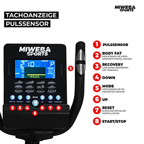 Crosstrainer Miweba Sports MC300 Stepper Ellipsentrainer