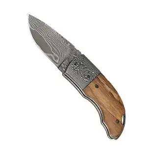 damast-taschenmesser-haller-83111-olivenhol-messer-grau