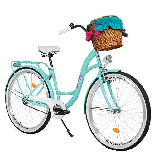 Die beste Damenfahrrad Milord Bikes Milord. 28 Zoll 1-Gang Aqua blau 2026 Test Bestseller Damenfahrrad Milord Bikes Milord. 28 Zoll 1-Gang Aqua blau