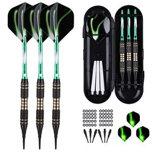 Darts soft, with plastic tip 18 grams, 3 pieces