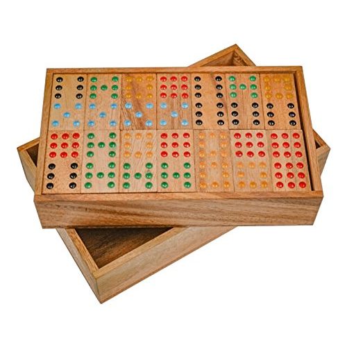Domino-Spiel LOGOPLAY Domino Doppel 9 – Legespiel
