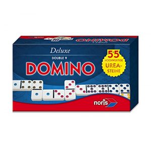 Domino-Spiel noris 606108003 Deluxe Doppel 9 Domino