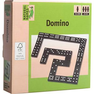 Domino-Spiel VEDES Großhandel 0060523983 Natural Games Holz