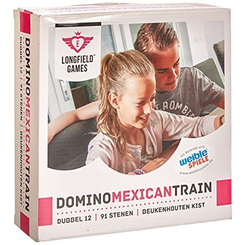 Domino-Spiel Weible Spiele 04394 – Domino Mexican Train Doppel