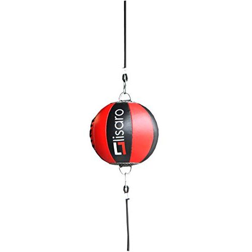 Doppelendball Lisaro Leder /Durchmesser ca. 25cm | grau