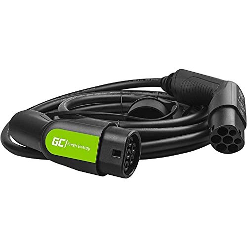 E-Auto-Ladekabel Green Cell ® GC Type 2 Ladekabel für EV Elektroautos PHEV | 11kW | 16A