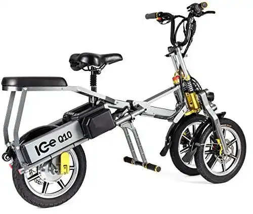 E-Bike-Dreirad ICE Electric and folding 3-wheel scooter Q10 48V