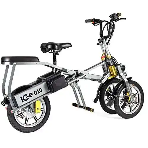 E-Bike-Dreirad ICE Electric and folding 3-wheel scooter Q10 48V
