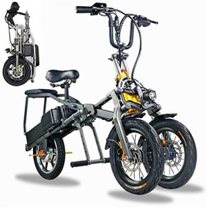 E-Bike-Dreirad myself Elektrofahrrad Klappbar Dreirad Erwachsene