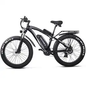 E-Bike GUNAI 26 Zoll Fat Tire Elektrofahrrad 1000W Beach Cruiser